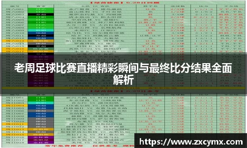 老周足球比赛直播精彩瞬间与最终比分结果全面解析